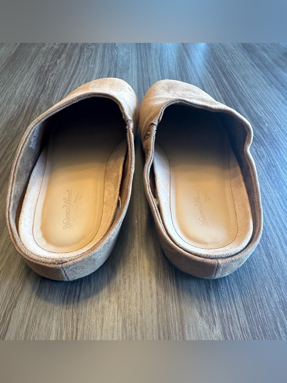 Universal Thread Women’s Tan Suede Slip-On Mules - Picture 7 of 8